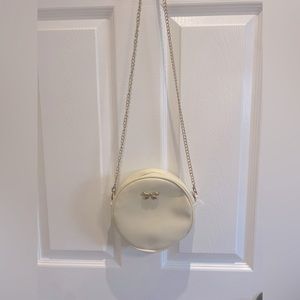 Beige Bag with a Dainty Bow